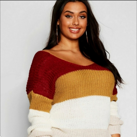 Colorblock Sweater. - Picture 6 of 6